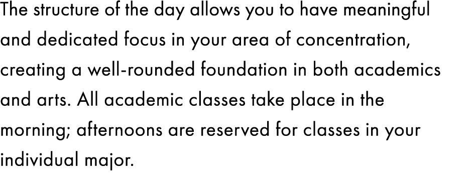 3<The structure of the day allows ...>