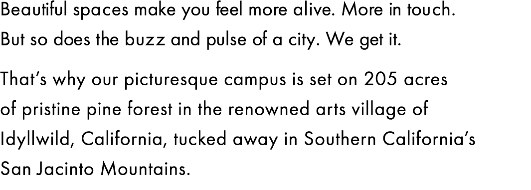 Beautiful spaces make you feel more alive. More in touch. But so does the buzz and pulse of a city. We get it. That’s...