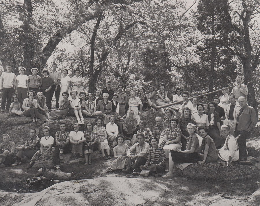 Idyllwild Arts opening day in 1950.