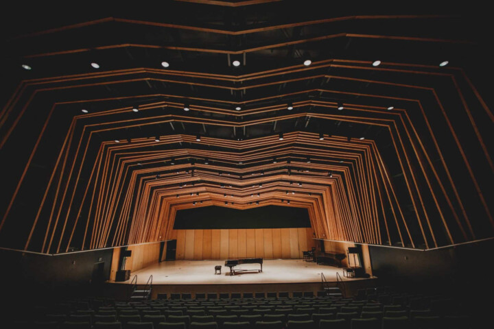 A concert hall.